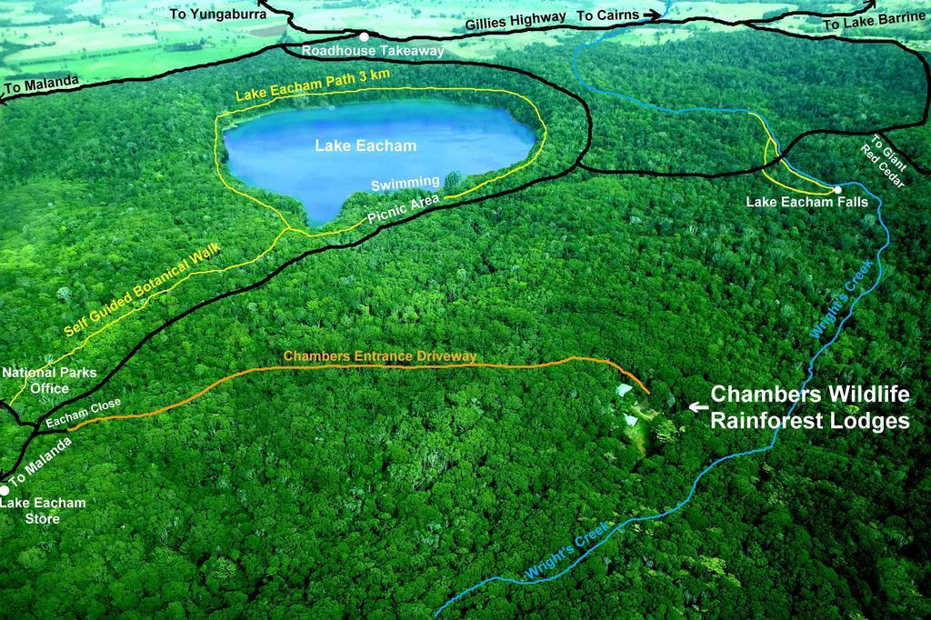 Chambers Wildlife Rainforest Lodges Lake Eacham Exterior photo